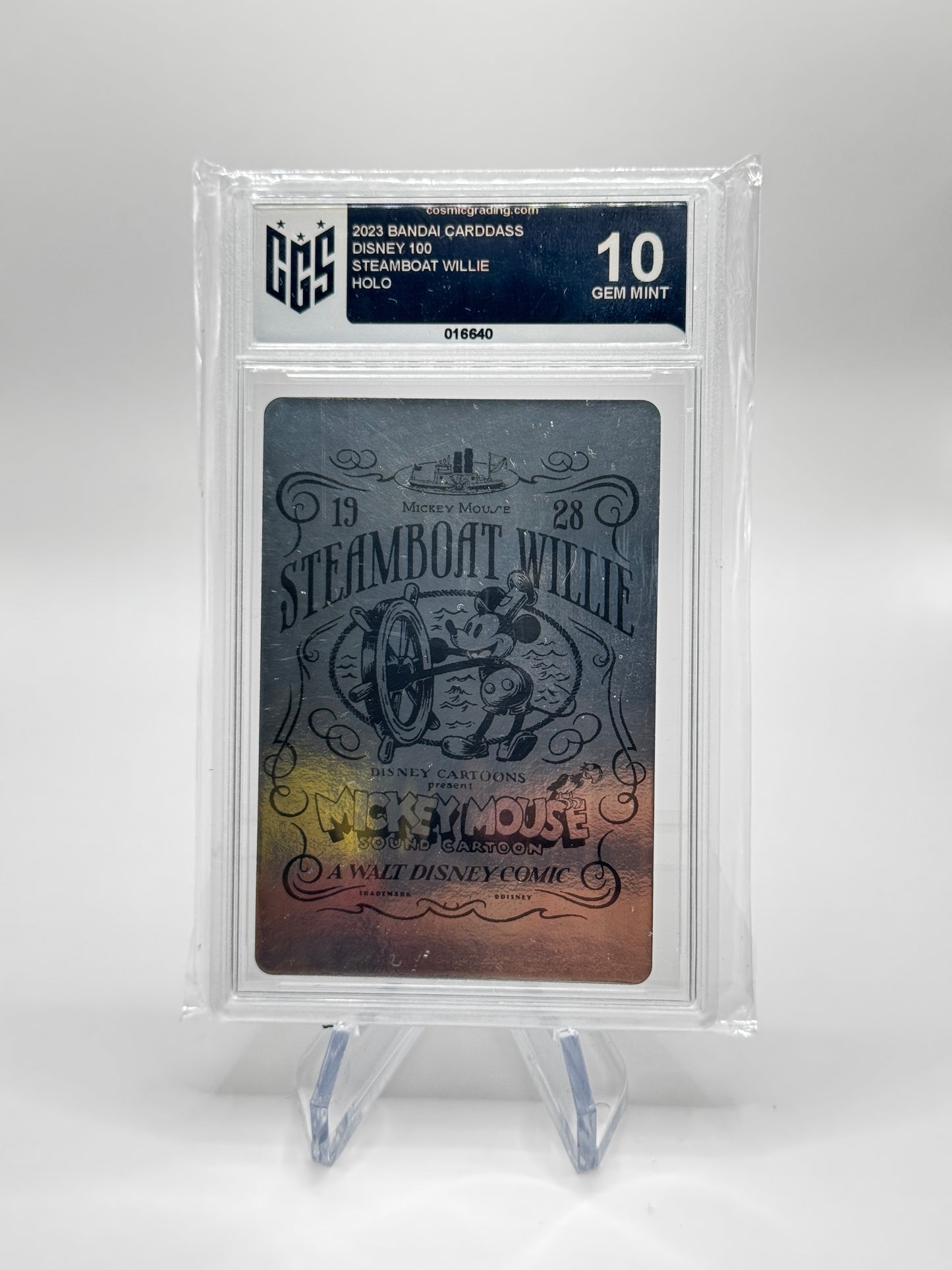 Steamboat Willie Bandai Cardass Grade 10