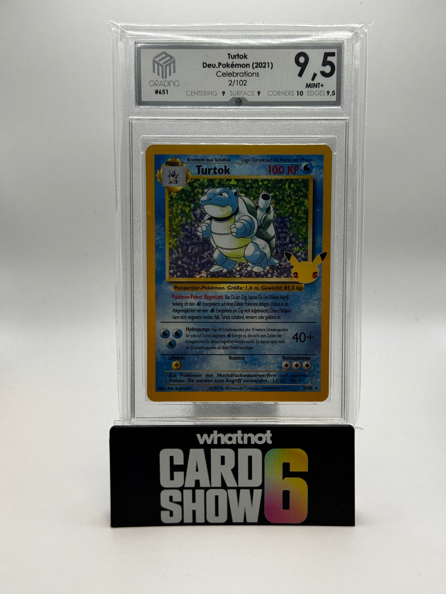 Pokemon Slap Turtok Celebration M3 9.5 *Preis Angebot bitte schicken*