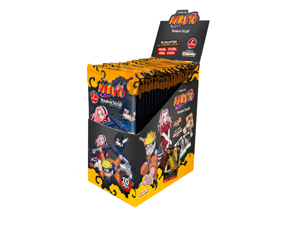 1x Display Naruto Mythos TCG: Second Edition Konoha Shidō Set Pre-Order