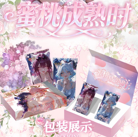 When The Peach Ripens – Waifu Art Card Booster Box Premium - Anime Trading 11 Booster + Promo – Booster - Box - 3er Bundle Deal!