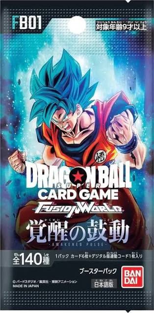 Dragon Ball Super Card Game Fusion World FB01 Awakened Pulse Booster Pack / bundle /Display JP