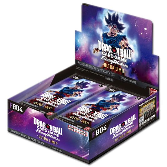 Dragon Ball Super Card Game Fusion World FB04 Ultra Limit English I Booster Pack / bundle /Display