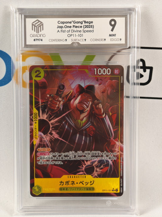 Capone One Piece OP11-101 SR★ M3 9 JP