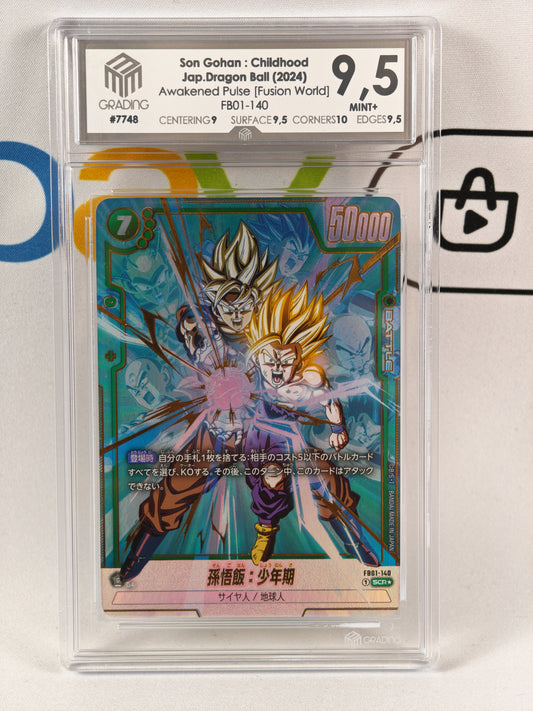 Son Gohan Dragon ball FB01 FB01-140 SCR* M3 9,5 JP