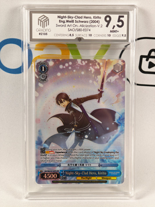 Kirito Sword Art Online Weiß Schwarz SAO/S80-E074OFR OFR M3 9,5 JP