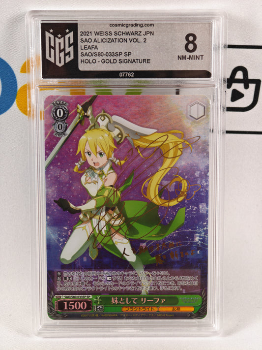 Leafa Sword Art Online Weiß Schwarz SAO/S80-033SP SP CGS  8 JP