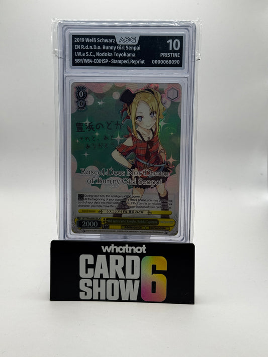 Weiss Schwarz Slap Nodoka Signed AOG 10