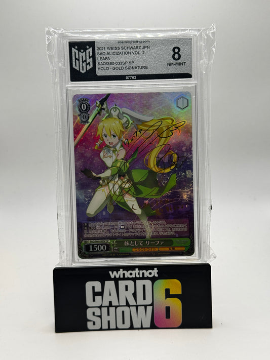 Weiss Schwarz Slap Leafa Gold Signature CGS 8 *Preis Angebot bitte schicken*
