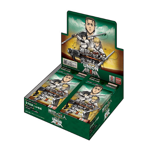 AOT Attack on Titan Vol. 2 UNION ARENA Display Booster Box