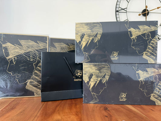 Naruto 20th Anniversary Gold Collector Set – 3 Goldkarten + Ordner