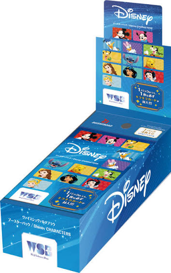 Disney Charakter 100 weiß Schwarz Blau Booster / Display